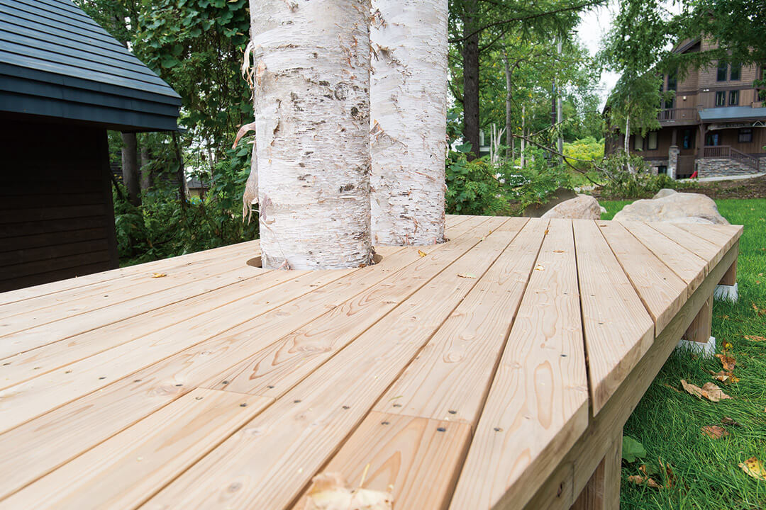 Wood Deck (Local Yakushima Cedar/made in Yakushima)